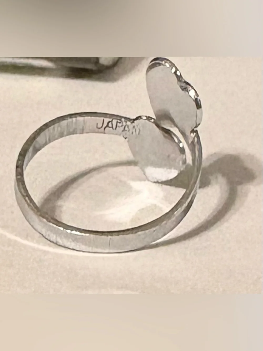 Silver Heart Adjustable Ring - Women Jewelry